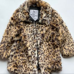 Kids Fancy Leopard Coat